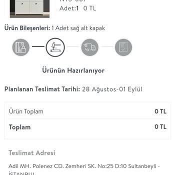 Vivense Hasarlı Ve Kalitesiz Ürün. Satış Sonrası Verilmeyen Destek.