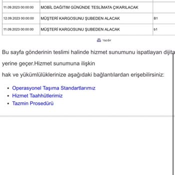 Aras Kargo Şubesinden Gelen Kargomla İlgili Sorun