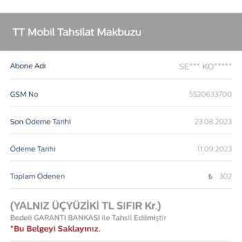 Türk Telekom 2 Fatura Parası Aldı İademi İstiyorum