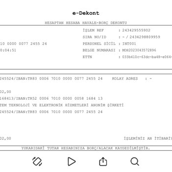 PttAVM HGS Havale Yükleme Yapılmadı