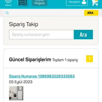 A101 Sipariş Kayıp Sipariş