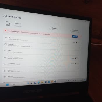 Monster PC Ethernet Kablo Tanımama