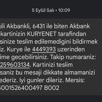 Akbank Günlerdir Gelemeyen Banka Kartım