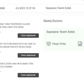 Vatan Bilgisayar Ürünleri Göndermiyor Parasını Aldı Faturasını Kesti