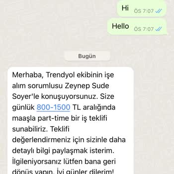 WhatsApp Tan Trendyol Adı Altında Sahte Bilgilendirme