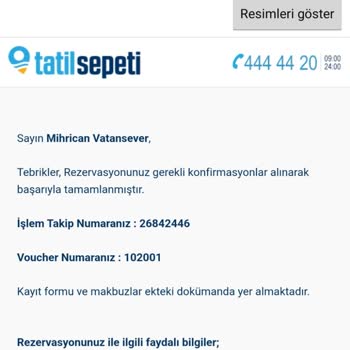 Tatil Sepeti Bilgimiz Haricinde Tur Firması Değişikliği