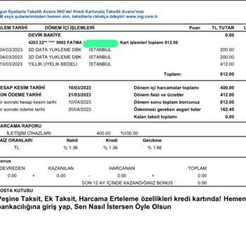 ING Bank Haksız Kazanç Elde Etmeye Çalışıyor