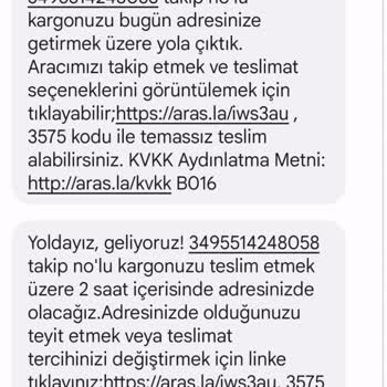 Aras Kargo'nun Ağar Kargoyu Getirmemesi