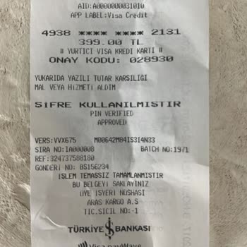 Argan Lojistik Para İadesi Talebi