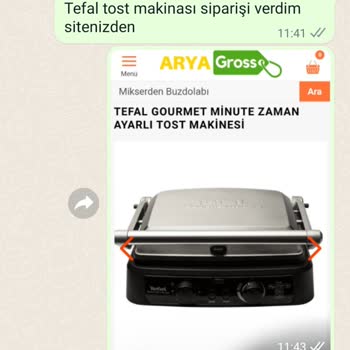 Arya Gross Market Sipariş Sorunu
