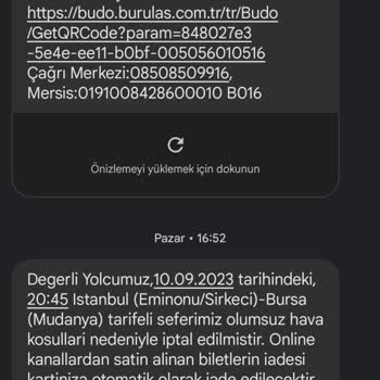 BUDO Ücretin İade Edilmemesi