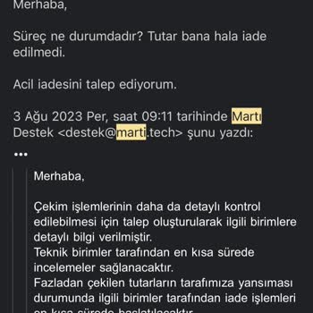 Martının Fazla Para Çekmesi