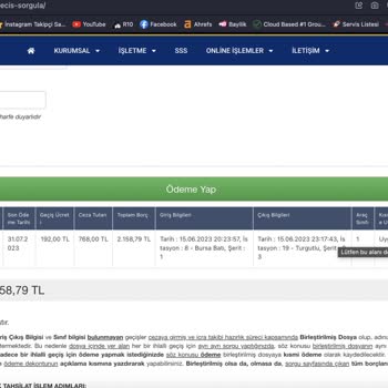 Otoyol A.Ş Otoyol A. Ş Fahiş Miktarda Faiz Alması