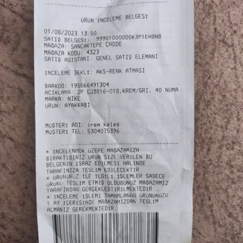 Nike Spor Ayakkabısında Yaşanan Açılma Sorunu