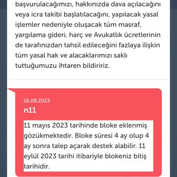 N11 Satıcı Hesap Bloke