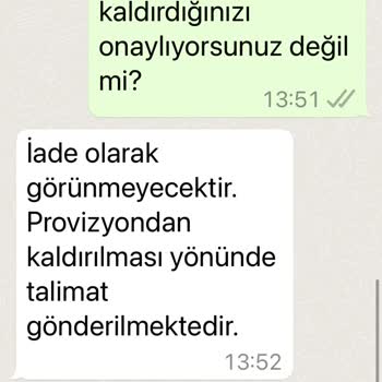 Carrefour SA Sipariş İptali Ve Para İadesi