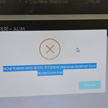 MoneyGram'da Para Çekme Sorunu