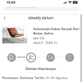 Vivense 2 Aydır Kargolanmayan Ürün