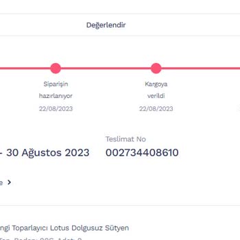 Penti Teslim Edilmeyen Ürünler