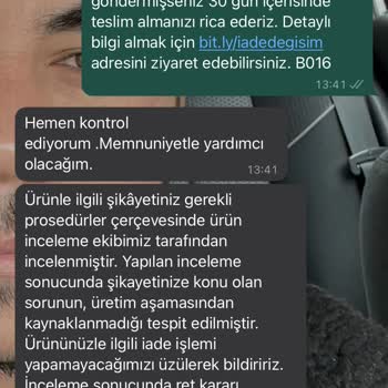 Skechers Kusurlu Ürün Reddi