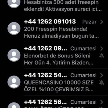 Vodafone +44 Lü Numaralardan İstenmeyen Mesajlar Geliyor!