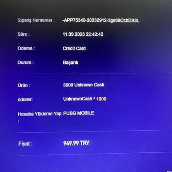 Midasbuy Uc Hesabıma Yüklenmedi