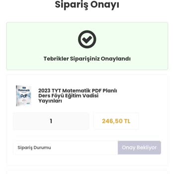 YKM Kitap Siparişim Gecikti