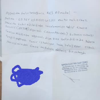 Trendyol-OVA Mağazacılık Servis Görmüş Scooter Yollandı Sıfır Diye