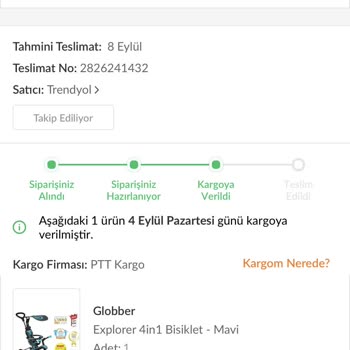 PTT Kargo PTT Teslimat Süresi Geçen Kargo
