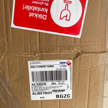 Aras Kargo Ürünümü 7 Gün Sonra Kırık Teslim Etmiştir