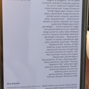 Sürat Kargo Kayıp Kargo Ücreti İade Etmiyor!