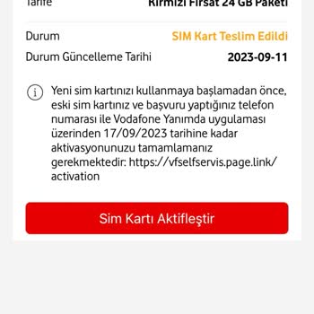 Vodafone Hat Taşıma Sorunu