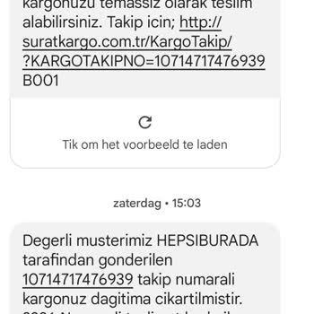 Sürat Kargo Eve Teslim Etmiyor