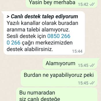 D-Smart Müşteri Temsilcisi Canlı Destek Sorunu