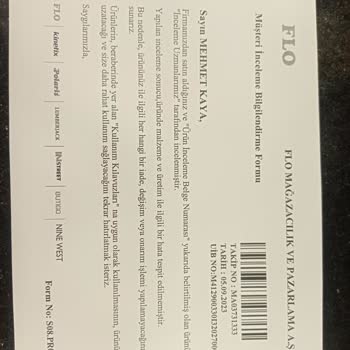 FLO Ayakkabı FLO Pişmanlığı 2 Ayda Yırtılan Ayakkabı