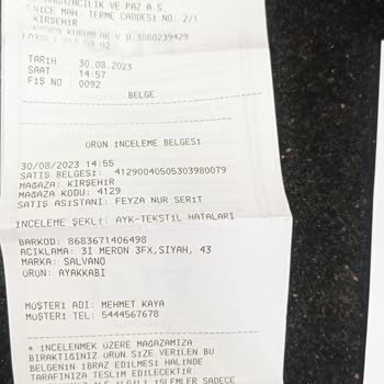 FLO Ayakkabı FLO Pişmanlığı 2 Ayda Yırtılan Ayakkabı