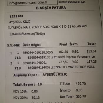 Pastel Kozmetik Rimel Den Şikayetçiyim