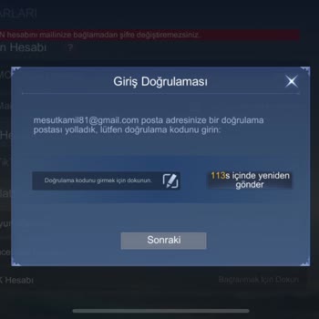 Mobil Legends Bang Bang Hesabıma Giremiyorum