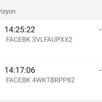 Facebook Bilgim Dışı Kredi Kartından İşlem Yapılması