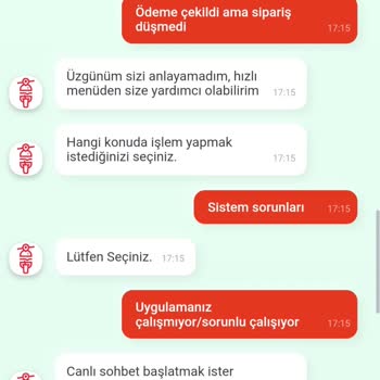 Tıkla Gelsin Ödeme Alındı Ürün Yok