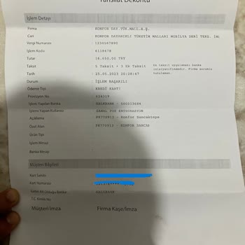 Konfor Mobilya Koltuklarının Zamanında Gelmemesi