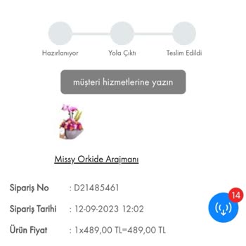 Taze Çiçek (tazecicek.com) Siparişin Teslim Edilmemesi