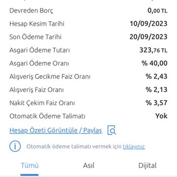 Yapı Kredi Bankası Yıllık Kart Aidatı Adı Altında Çekilen Tutar