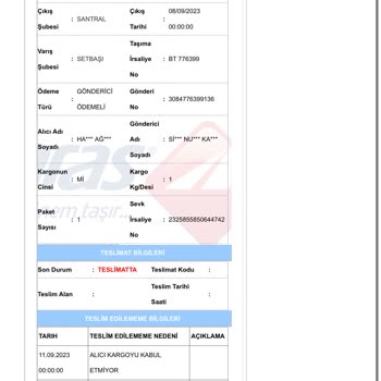 Aras Kargo Setbaşı Şubesinin Bitmeyen Müşteriyi Mağduriyeti