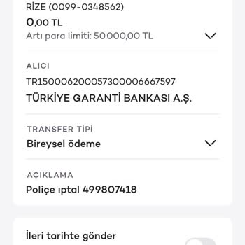 0541 123 18 12 Aksigorta İsmi Kullanılarak Yanıltma Girişimi!