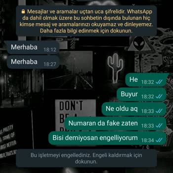 WhatsApp Yabancı Numaradan Gelen Mesaj