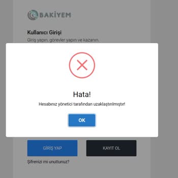 Gbakiyem.com Para Yatmadı, Hesap Blokesi!
