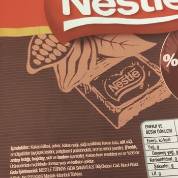 Nestle Kuvertür Çikolata Erimiyor