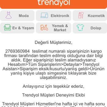 Trendyol Siparişimi Teslim Etmediği Gibi Ücret İadesi De Yapmıyor.