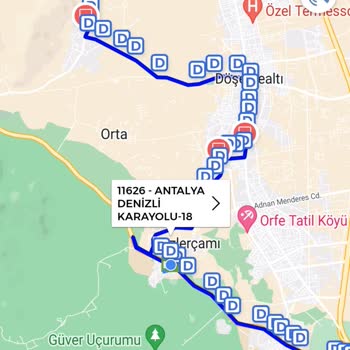 Antalya Büyükşehir Belediyesi 506 Hat Numaralı Otobüs
